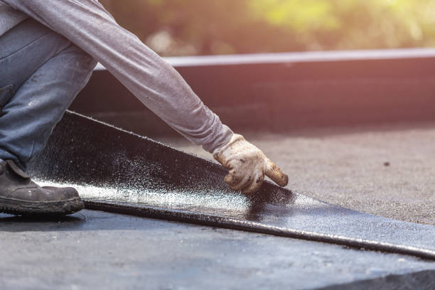Professional Waterproofing technician working in Ijamsville, MD